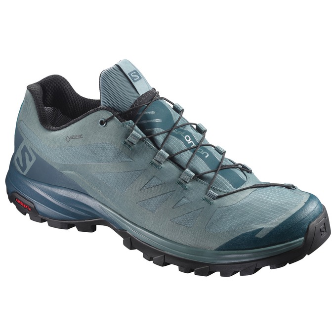 Buty Trekkingowe Męskie Salomon OUTPATH GTX® - Głęboka Niebieskie - Polska (274-GBRAIZ)